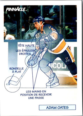 1991 Pinnacle French Adam Oates #378