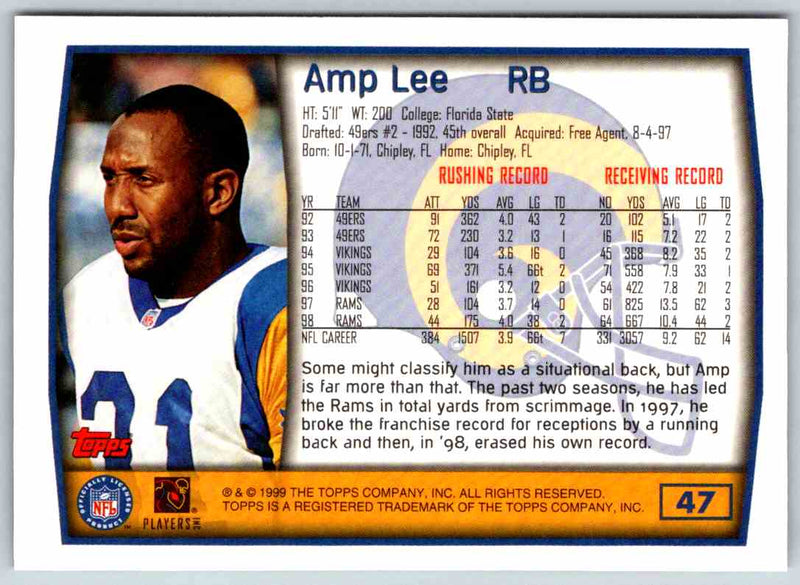 1999 Topps Amp Lee