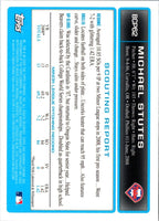 2009 Bowman Chrome Prospects Michael Stutes #BCP62