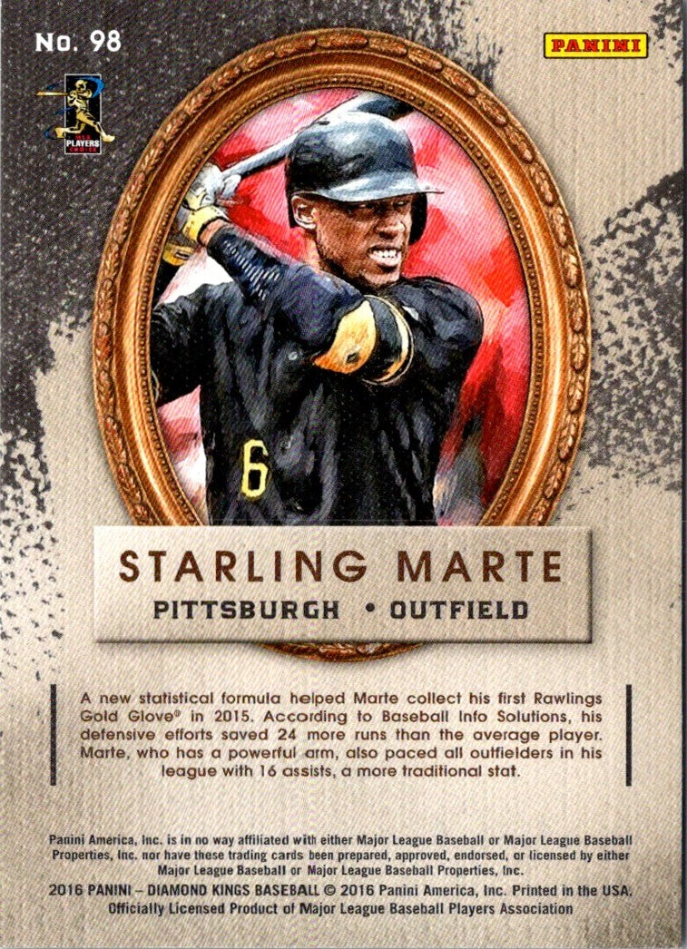 2016 Panini Diamond Kings Starling Marte