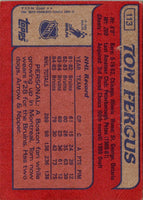 1985 Topps Tom Fergus #113