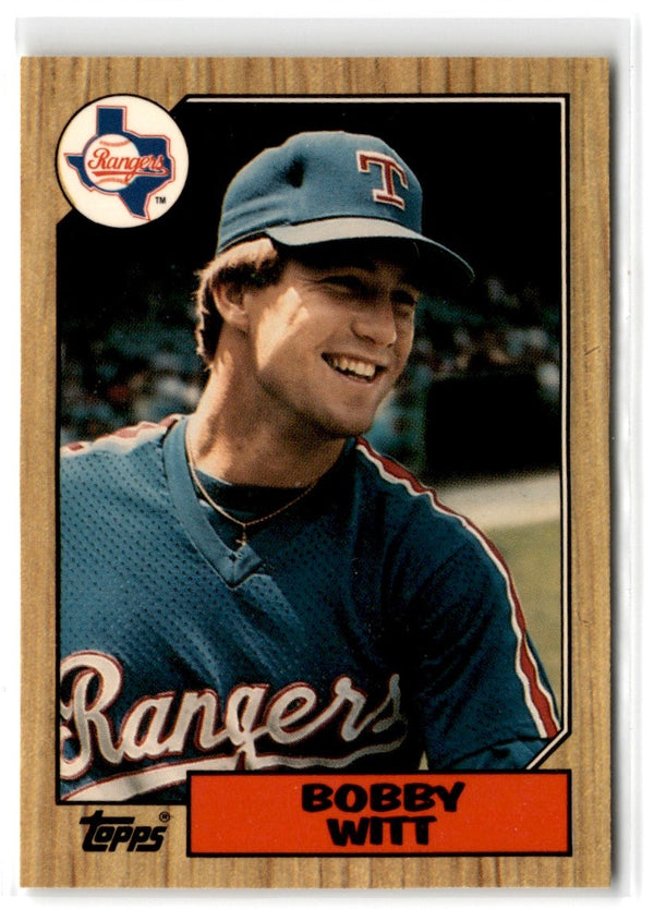 1987 Topps Bobby Witt #415 Rookie