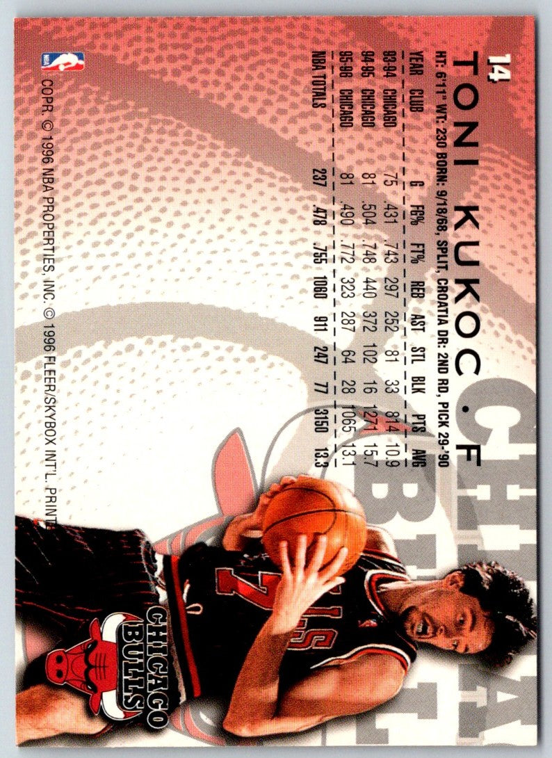 1998 Fleer Toni Kukoc