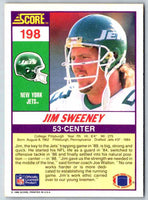1990 Score Jim Sweeney #198
