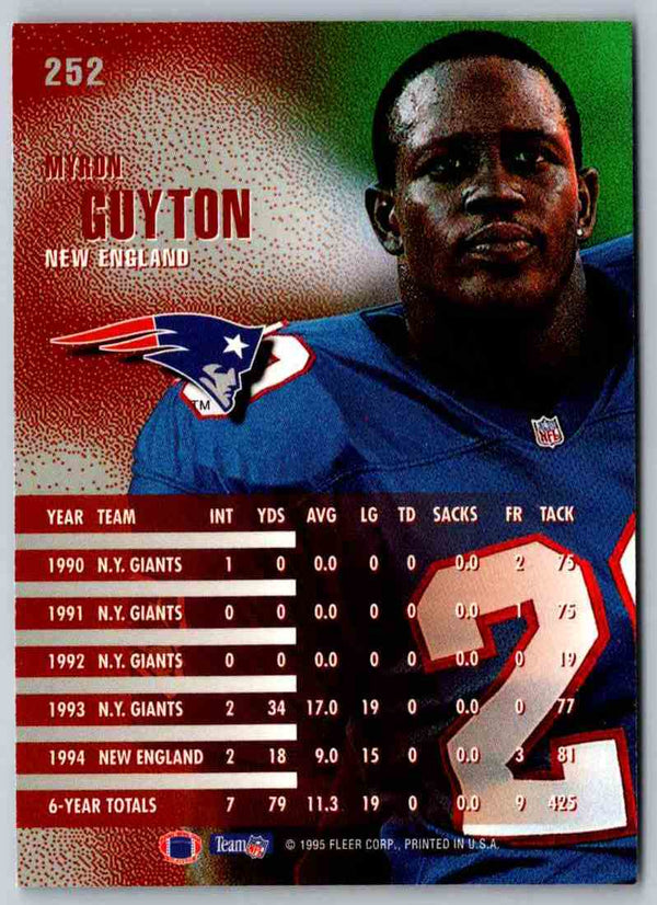 1995 Fleer Myron Guyton #252