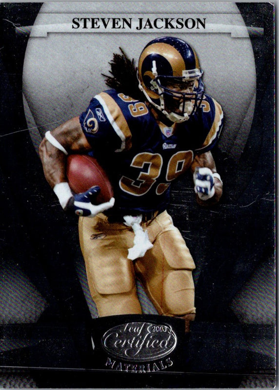 2008 Leaf Certified Materials Steven Jackson #132