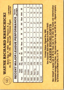 1985 Donruss Wayne Krenchicki