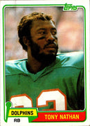 1981 Topps Tony Nathan