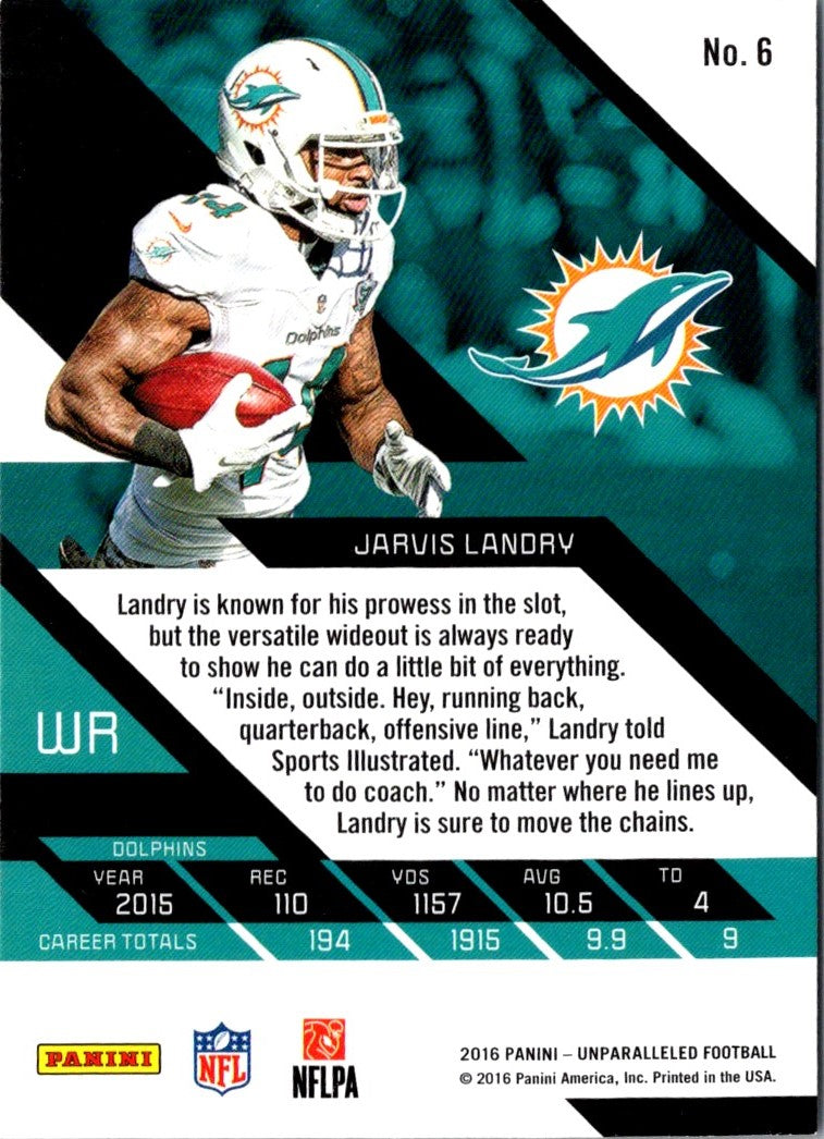 2016 Panini Unparalleled Jarvis Landry