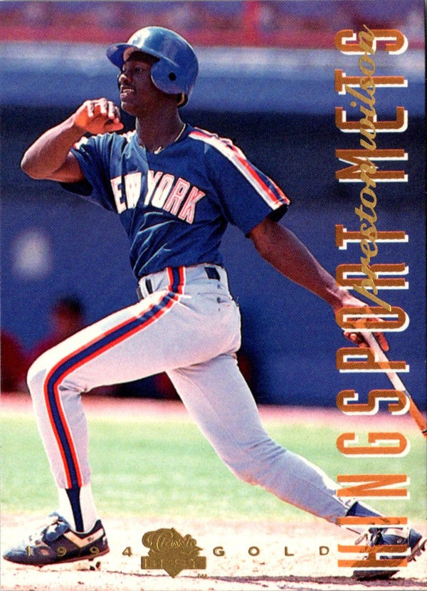 1994 Classic Best Gold Preston Wilson #106