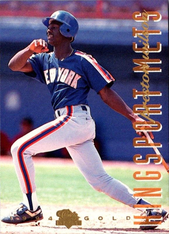 1994 Classic Best Gold Preston Wilson #106
