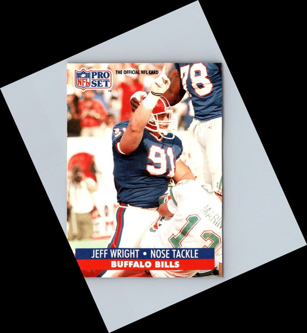 1991 Pro Set Jeff Wright #89 Rookie