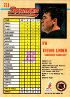 1992 Bowman Trevor Linden #261