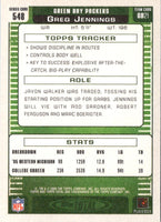 2006 Topps Total Greg Jennings #548 Rookie