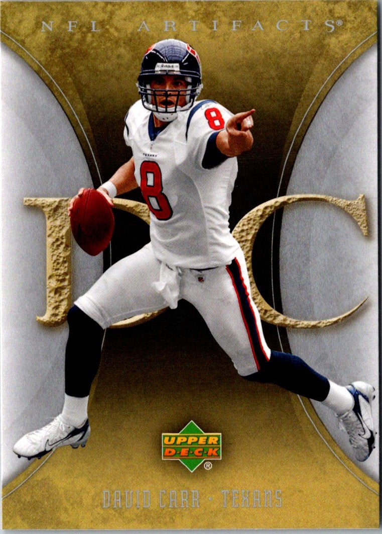 2007 Upper Deck Artifacts David Carr