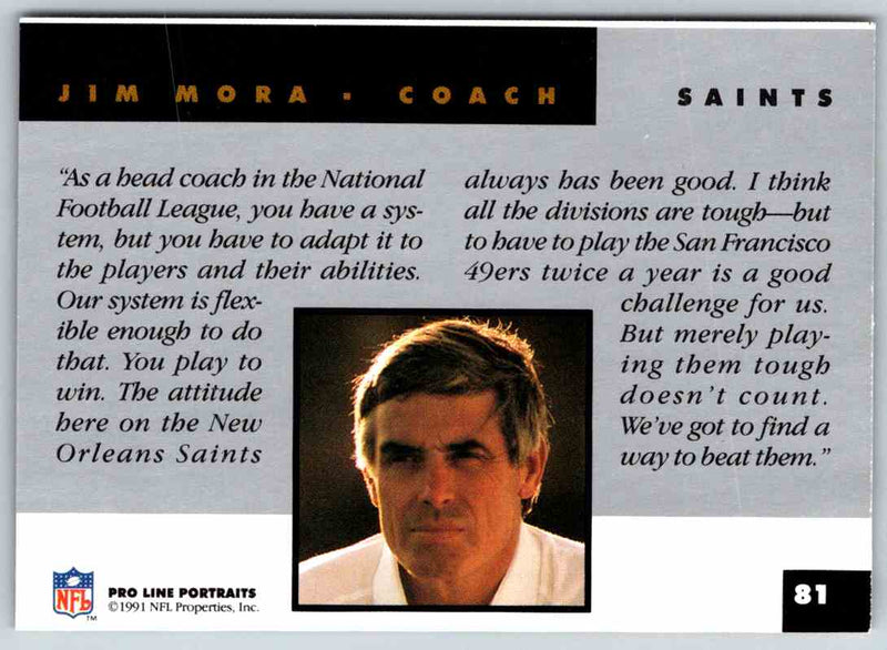 1991 ProLine Jim Mora