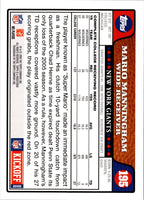 2008 Topps Kickoff Mario Manningham #195 Rookie