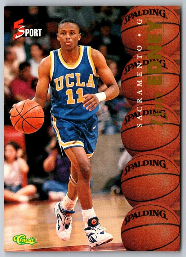 1995 Topps Gallery Tyus Edney #38 Rookie