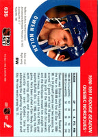 1990 Pro Set Owen Nolan #635 Rookie