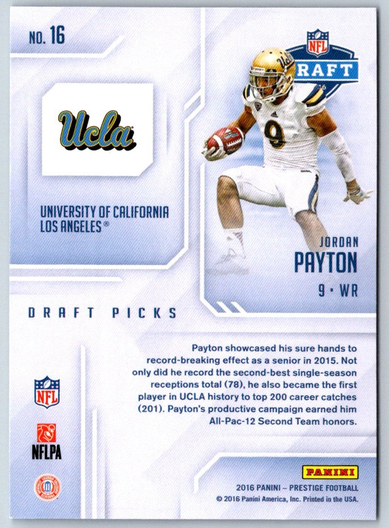 2016 Panini Jordan Payton