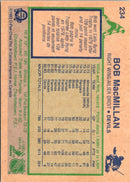 1983 O-Pee-Chee Bob MacMillan