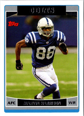 2006 Topps Indianapolis Colts Marvin Harrison #IND9