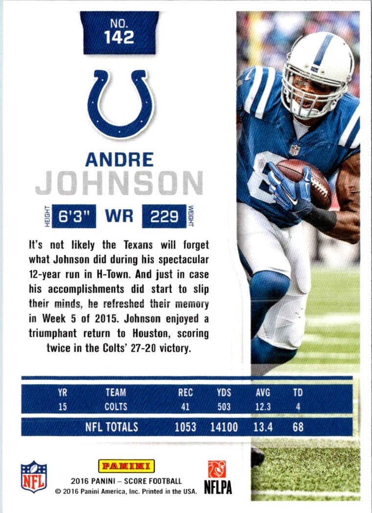 2016 Score Andre Johnson