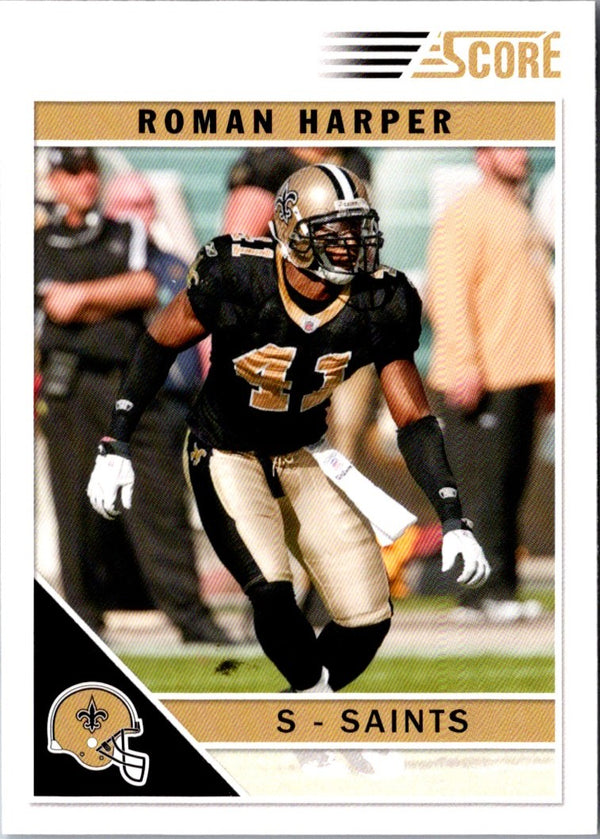 2011 Score Roman Harper #186