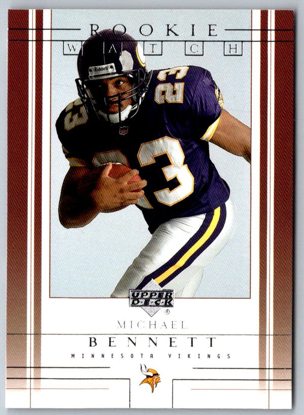 2001 Upper Deck Michael Bennett #236 Rookie