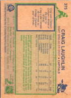 1983 O-Pee-Chee Craig Laughlin #375 Rookie