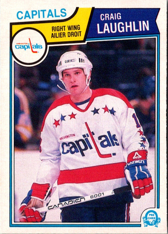 1983 O-Pee-Chee Craig Laughlin #375 Rookie