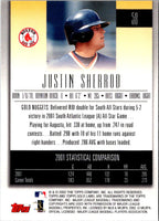 2002 Topps Gold Label Justin Sherrod #58 Rookie