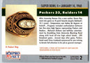 1990 Pro Set Super Bowl Collectibles Super Bowl
