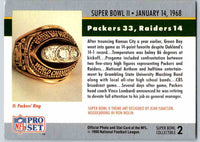 1990 Pro Set Super Bowl Collectibles Super Bowl #2