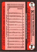 1989 Topps Traded Keith Moreland #83T