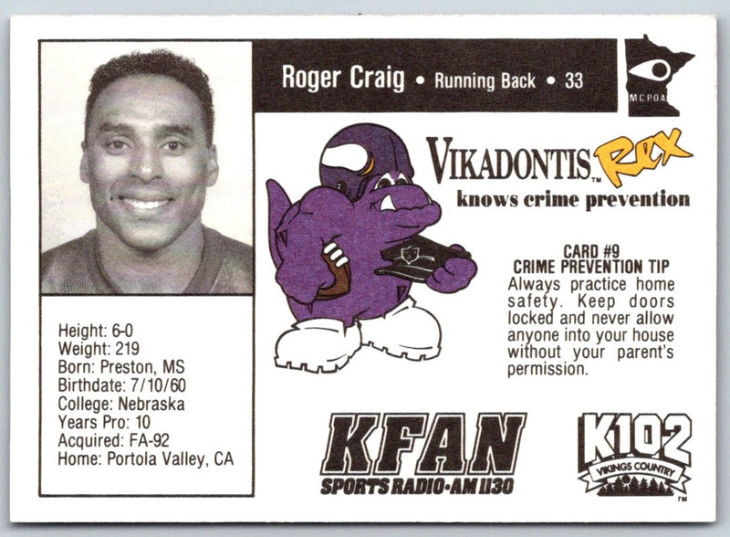 1987 Topps Roger Craig