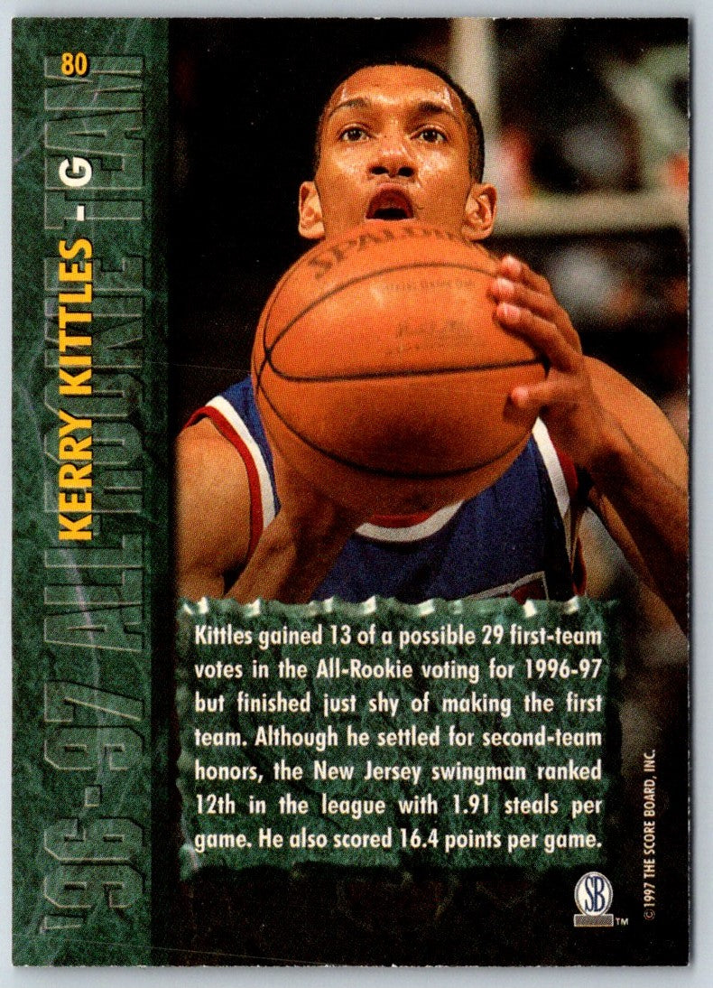 1997 Score Board Rookies Kerry Kittles