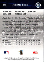 2005 Donruss Studio Jeremy Reed #253