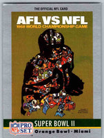 1990 Pro Set Super Bowl Collectibles Super Bowl #2