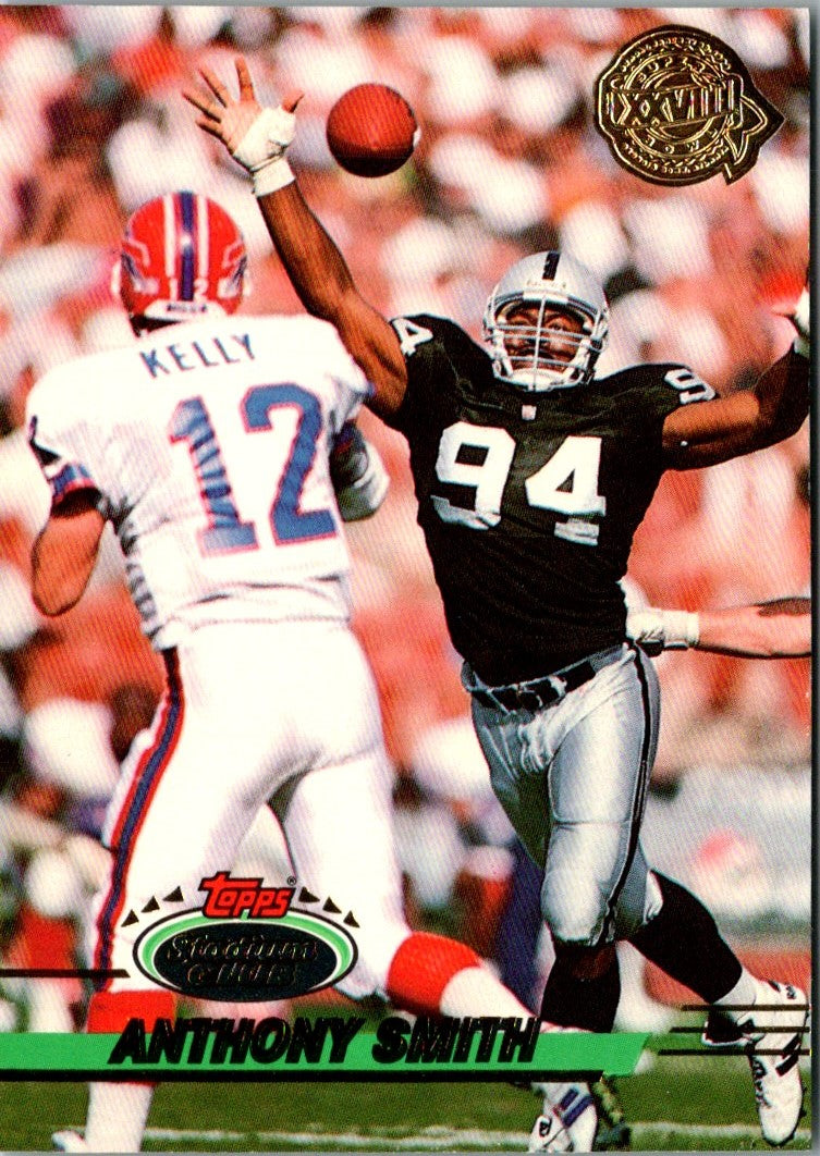 1993 Stadium Club Super Teams Bowl Anthony Smith