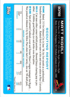 2009 Bowman Chrome Prospects Matt Rigoli #BCP68