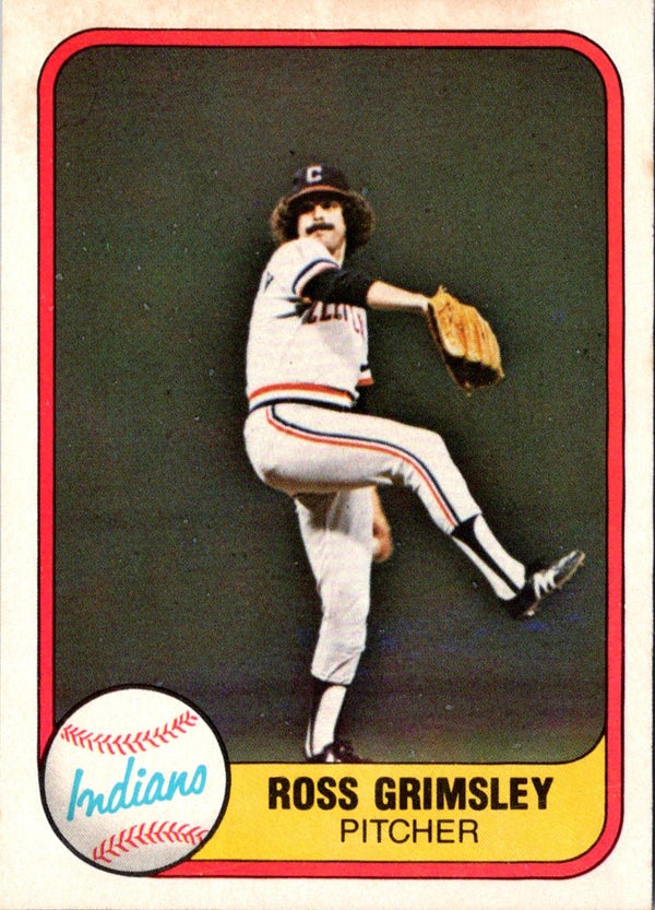 1981 Fleer Ross Grimsley #406