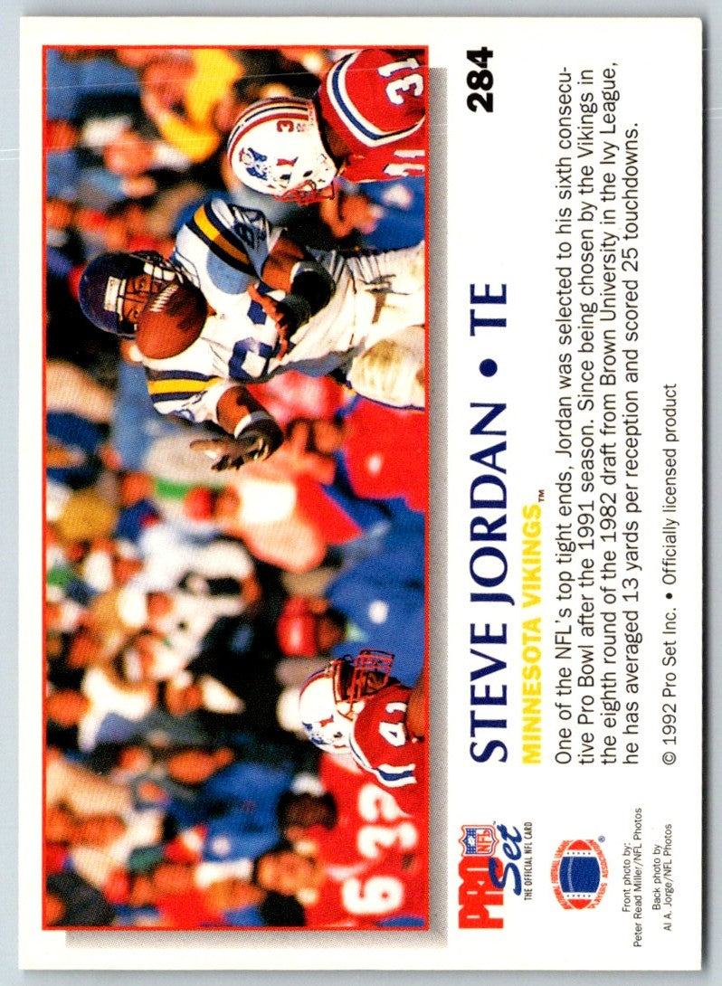 1992 Pro Set Power Steve Jordan