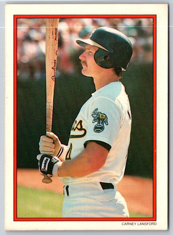 1990 Topps Glossy Send-Ins Carney Lansford #6