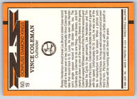 1989 Diamond Kings Vince Coleman #19