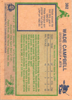1983 O-Pee-Chee Wade Campbell #382 Rookie