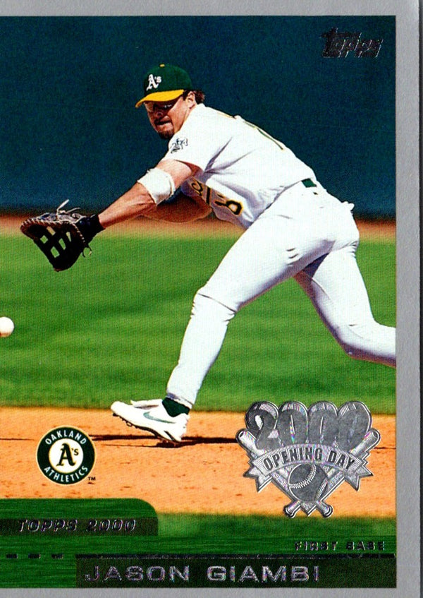 2000 Topps Opening Day Jason Giambi #98