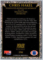 1992 Pro Set Power Chris Hakel #298 Rookie