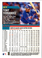 2000 Topps Opening Day Tony Fernandez #97
