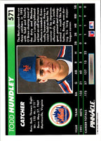 1992 Pinnacle Todd Hundley #571